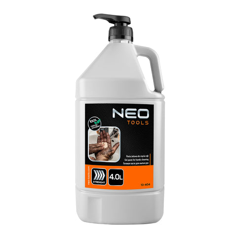 NEO TOOLS 10-404 Kéztisztító paszta EXTRA erős 4 l, ragasztó, gyanta, szilikon, lakk, festék, poliuretán hab, polimer