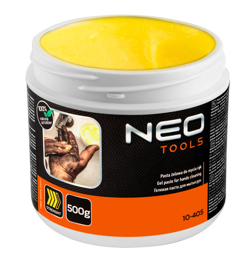 NEO TOOLS 10-405 Kéztisztító paszta EXTRA erős 500g, ragasztó, gyanta, szilikon, lakk, festék, poliuretán hab, polimer