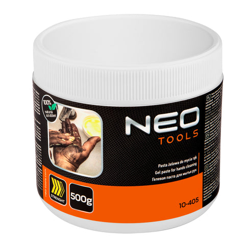 NEO TOOLS 10-405 Kéztisztító paszta EXTRA erős 500g, ragasztó, gyanta, szilikon, lakk, festék, poliuretán hab, polimer