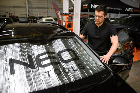 NEO TOOLS 10-470 Szélvédő takaró, napellenző, belső