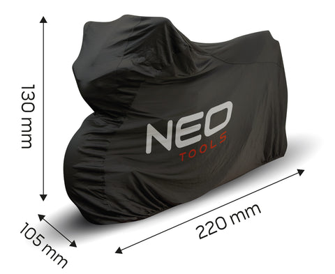 NEO TOOLS 10-472 Motortakaró ponyva, 220x105x130cm, lélegző, beltéri