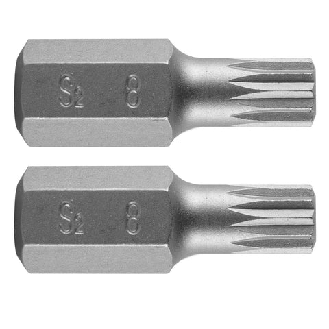 NEO TOOLS 10-900 Spline bit, 3/8", M8x30mm, S2, 2db