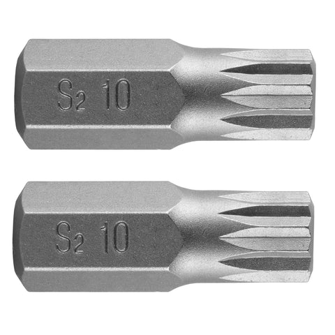 NEO TOOLS 10-902 Spline bit, 3/8", M10x30mm, S2, 2db