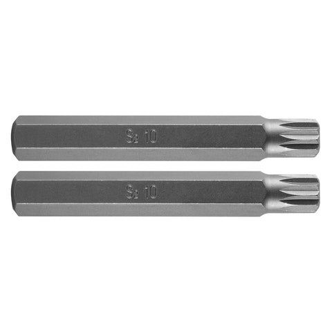 NEO TOOLS 10-908 Spline bit, 3/8", M10x75mm, S2, 2db