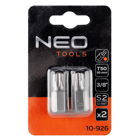 NEO TOOLS 10-926 Torx bit, 3/8", T50x30mm, S2, 2db