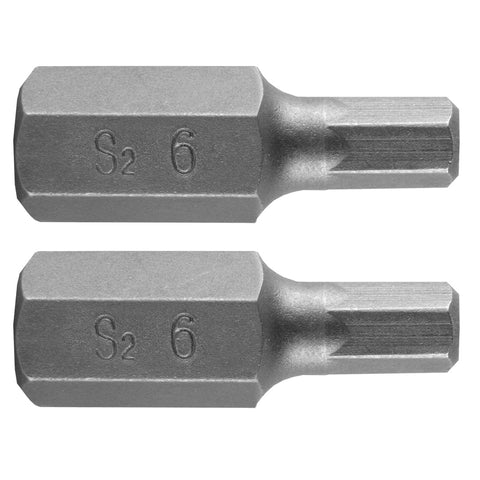 NEO TOOLS 10-972 Imbusz bit, 3/8", 6x30mm, S2, 2db