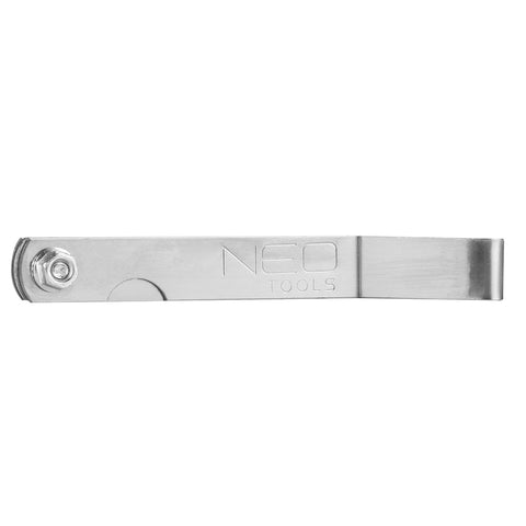NEO TOOLS 11-192 Hézagmérő készlet 16db bent (0.127 - 0.508mm) 65MN/rozsdamentes acél 16db, hajlított