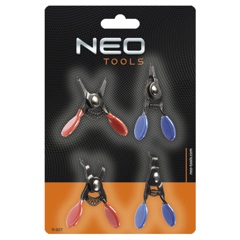 NEO TOOLS 11-227 Mini zégergyűrű fogókészlet