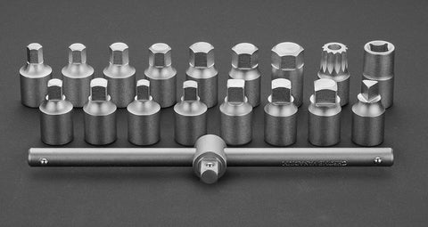 NEO TOOLS 11-235 OLAJLEERESZTŐ KULCSKÉSZLET 18db 3/8"