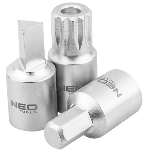 NEO TOOLS 11-235 OLAJLEERESZTŐ KULCSKÉSZLET 18db 3/8"