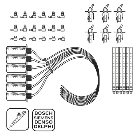 NEO TOOLS 11-263 Common Rail rendszer diagnosztikai készlet