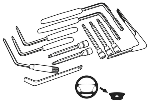 NEO TOOLS 11-817 Légzsák kiszerelő készlet