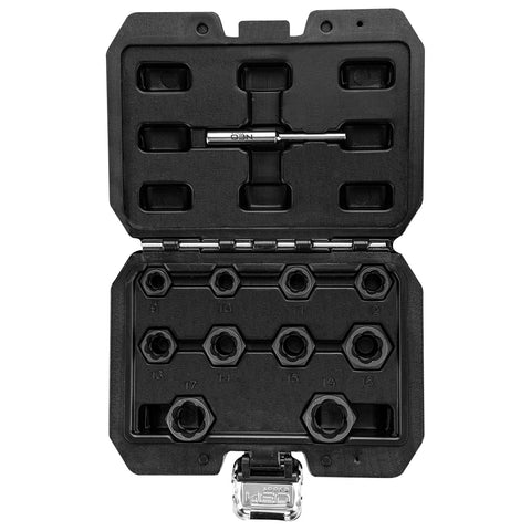 NEO TOOLS 11-922 Dugókulcskészlet SÉRÜLT FEJŰ csavarokhoz, 3/8", 11db