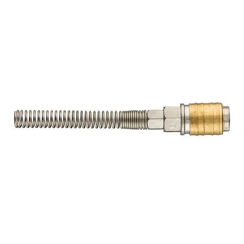 NEO TOOLS 12-601 Pneumatikus gyorscsatlakozó, tömlővéges, védőrugós 6mm