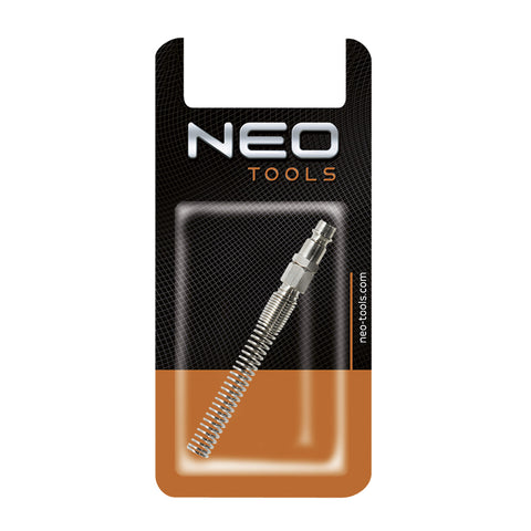 NEO TOOLS 12-605 Pneumatikus gyorscsatlakozó ellendarab, 6mm tömlővéges, védőrugós