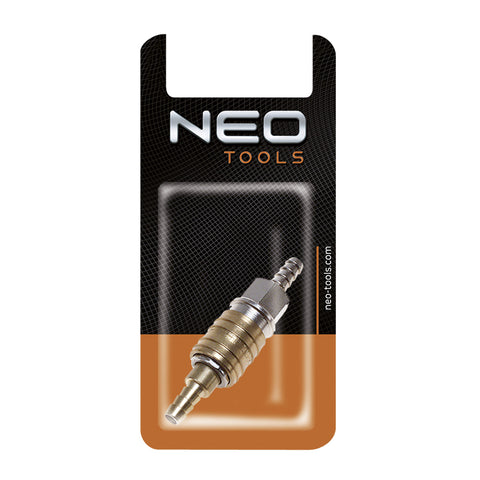 NEO TOOLS 12-630 Pneumatikus gyorscsatlakozó + ellendarab, tömlővéges, 7mm