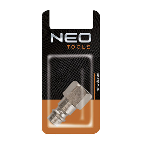 NEO TOOLS 12-655 Pneumatikus csatlakozó ellendarab, 1/4"belsőmenet