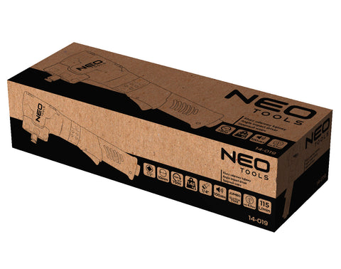 NEO TOOLS 14-019 Pneumatikus sarok-ütvecsavarozó, 1/2", 500 Nm