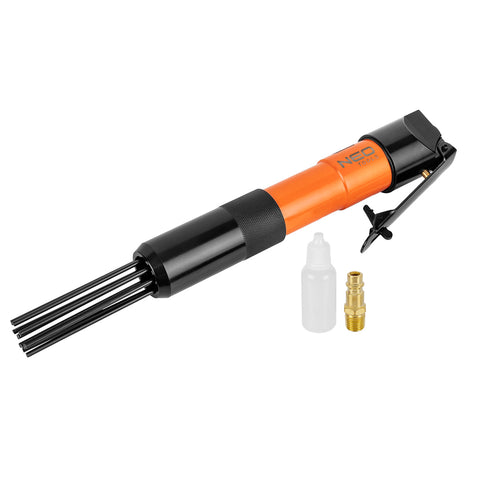 NEO TOOLS 14-031 Pneumatikus tűs leverőgép rozsdához és hegesztési varratokhoz, 12x3mm