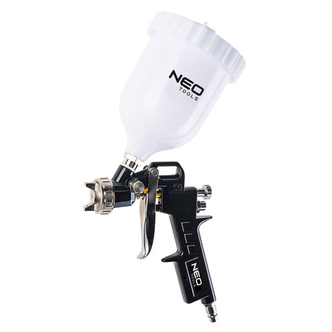 NEO TOOLS 14-702 Pneumatikus festékszóró pisztoly, felső tartályos, 1,5mm