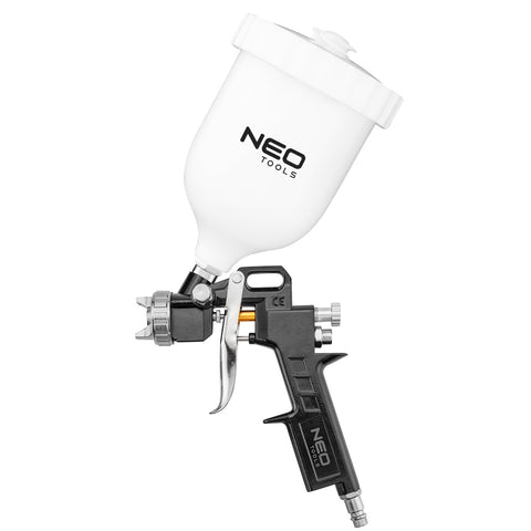 NEO TOOLS 14-702 Pneumatikus festékszóró pisztoly, felső tartályos, 1,5mm
