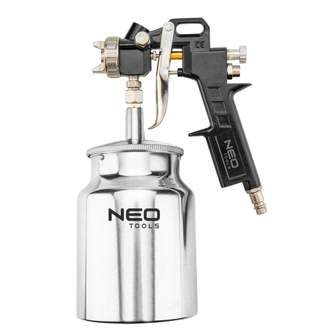 NEO TOOLS 14-704 Pneumatikus festékszóró pisztoly, alsó tartályos, 1,5mm