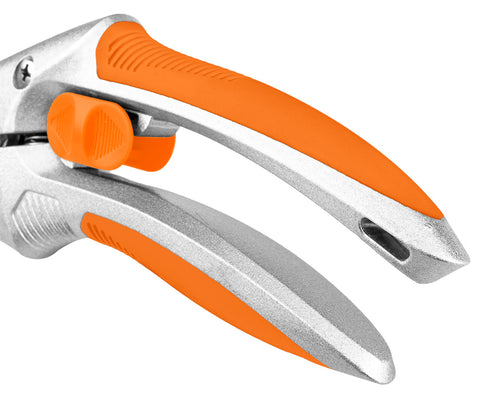NEO TOOLS 15-213 Metszőolló, rávágó, max 20mm, teflon bevonat, alu ház, 210mm