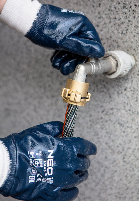 NEO TOOLS 15-620 Réz tömlőcsatlakozó, körmös, bajonett záras, 1/2"