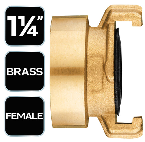 NEO TOOLS 15-633 Réz gyorscsatlakozó, belső menetes, körmös, bajonett záras 1/4"