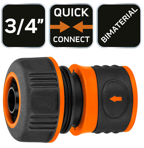 NEO TOOLS 15-722 Tömlő gyorscsatlakozó 3/4", kétkomponensű