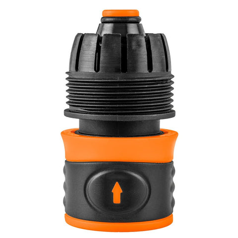 NEO TOOLS 15-723 Tömlő gyorscsatlakozó 3/4", vízstoppos, kétkomponensű