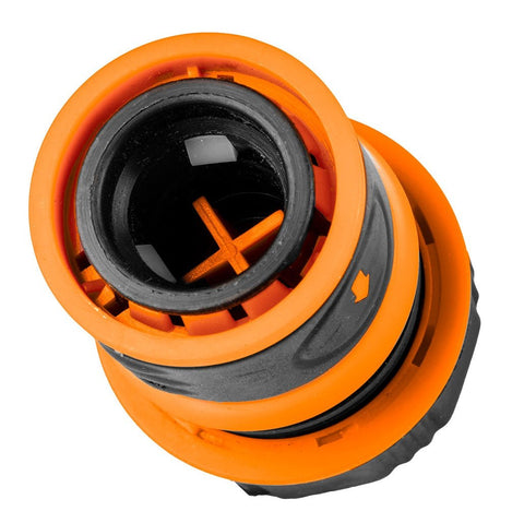 NEO TOOLS 15-723 Tömlő gyorscsatlakozó 3/4", vízstoppos, kétkomponensű