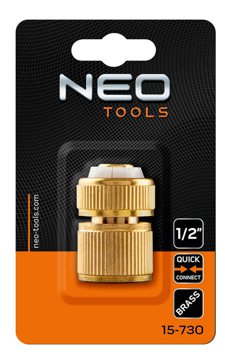 NEO TOOLS 15-730 Tömlő gyorscsatlakozó 1/2", réz