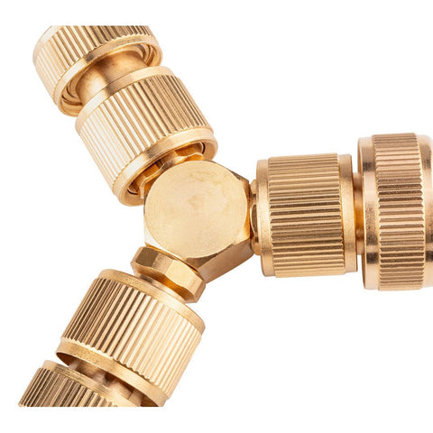 NEO TOOLS 15-733 Tömlő gyorscsatlakozó 3/4", vízstoppos, réz