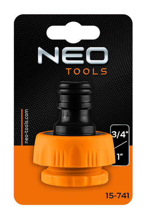 NEO TOOLS 15-741 Csapcsatlakozó 3/4"- 1"