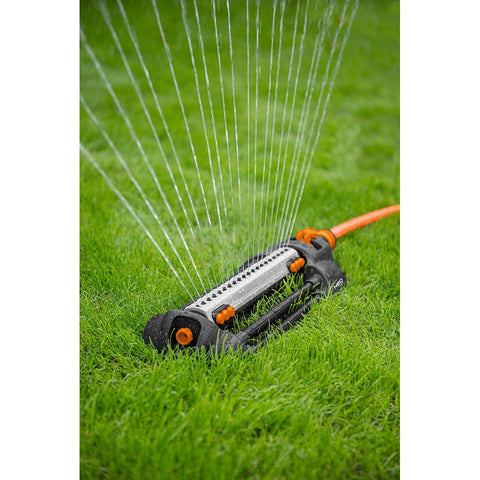 NEO TOOLS 15-772 Négyszögesőztető, billenő, öntöző, 320 m2, 20 fúvóka, sugárerő állítás, egyéni fúvokaszabályzás