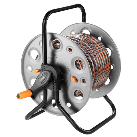 NEO TOOLS 15-790 Tömlődob, fém, tömlőméret: 1/2" max100m, 3/4" max30 m