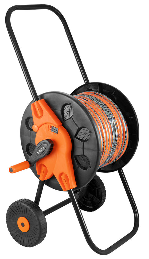 NEO TOOLS 15-793 Tömlőkocsi, tömlőméret: 1/2" max. 60méter, 3/4" max. 20méter
