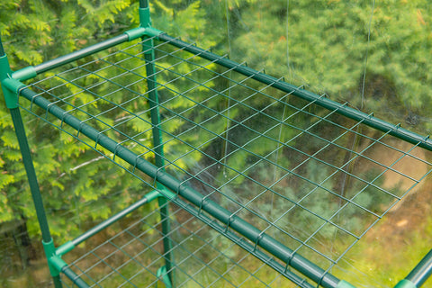 NEO TOOLS 15-902 Növényház 143 x 73 x 195cm, PVC fólia, fémszerkezet