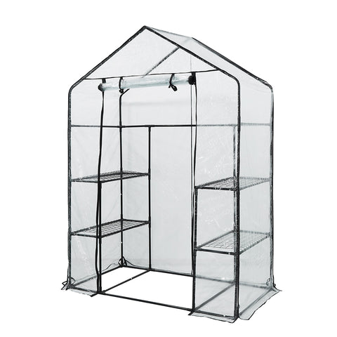 NEO TOOLS 15-902 Növényház 143 x 73 x 195cm, PVC fólia, fémszerkezet