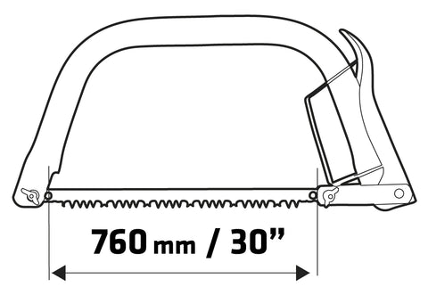 VERTO 15G155 Keretes fűrész 760mm 30"