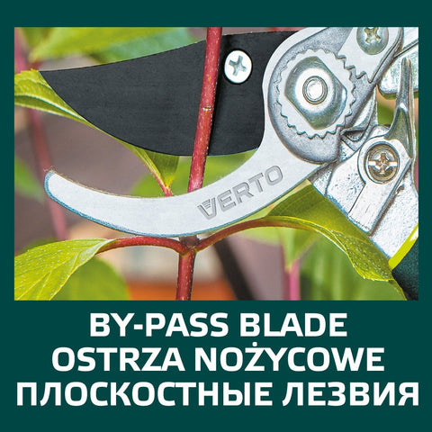 VERTO 15G204 Metszőolló, mellévágó, 220mm, penge:56mm, vágókap.: 15mm, teflon bevonat