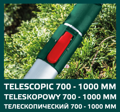 VERTO 15G253 Ágvágó, mellévágó, áttételes, teleszkópos, 700-1000mm, penge: 96mm, vágókap.: 30mm