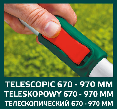 VERTO 15G258 Ágvágó, mellévágó, áttételes, alumínium nyél, teleszkópos, 670 - 970mm, vágókap.: 45mm