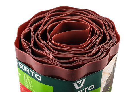 VERTO 15G515 Ágyásszegély 20cm, 9m, barna