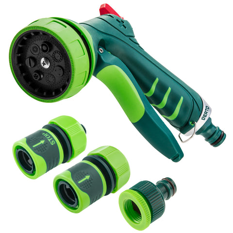 VERTO 15G713 Öntözőpisztoly csatlakozókkal 1/2", 4db