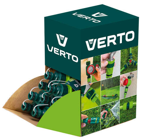 VERTO 15G740-30 30db Csapcsatlakozó 1/2"- 3/4", kínálódobozban