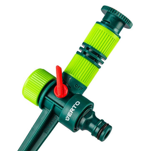 VERTO 15G785 Köresőztető, öntöző, 0-360° állítható, leszúrótüskével, 78 m2