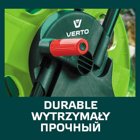 VERTO 15G791 Tömlőkocsi, tömlőméret: 1/2" max45m, 5/8" max35 m