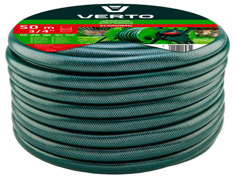 VERTO 15G805 Locsolótömlő 50 m, 3/4", ECONOMIC, zöld